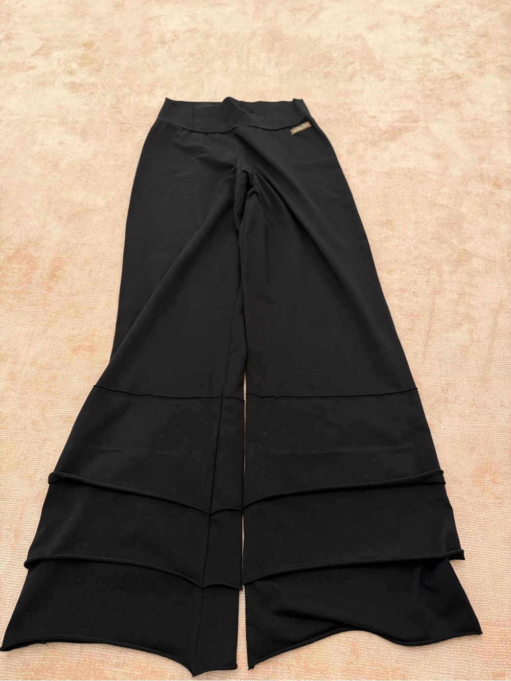 Matilda Jane Black Wide-Leg Layered Palazzo Pants